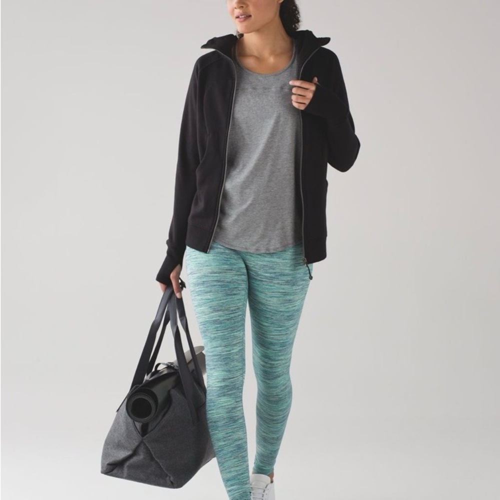 Lululemon Align 28” High Rise Leggings Size 2 Space Dye Teal Nulu Yoga Pant